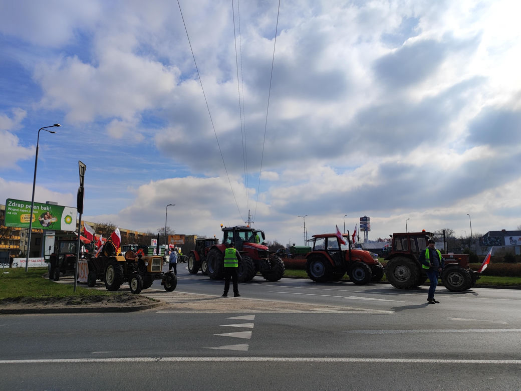 Protest rolników w Radomiu 20 marca