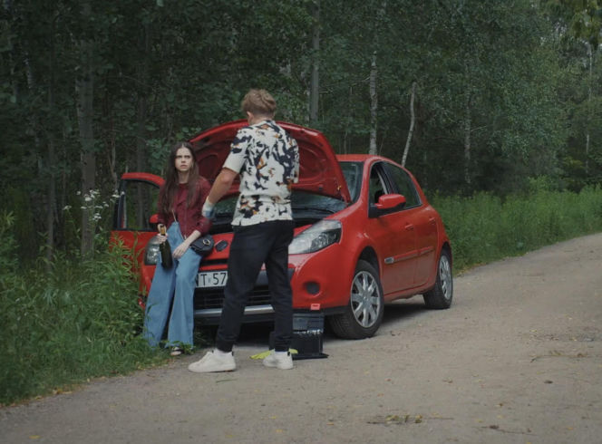 M jak miłość, odcinek 1894. Basia (Karina Woźniak), Kacper (Bartosz Ziewiec)