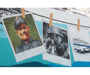 Nowy mural w Sanoku