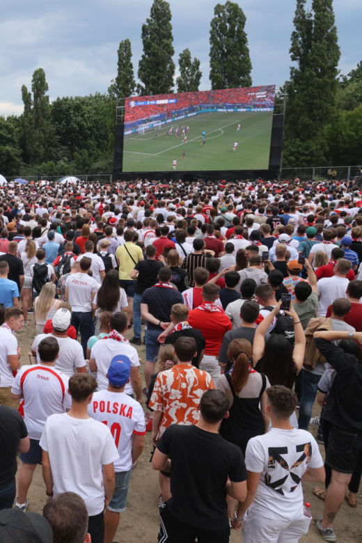 Warszawska Strefa Kibica na Euro 2024 - mecz Polska-Holandia