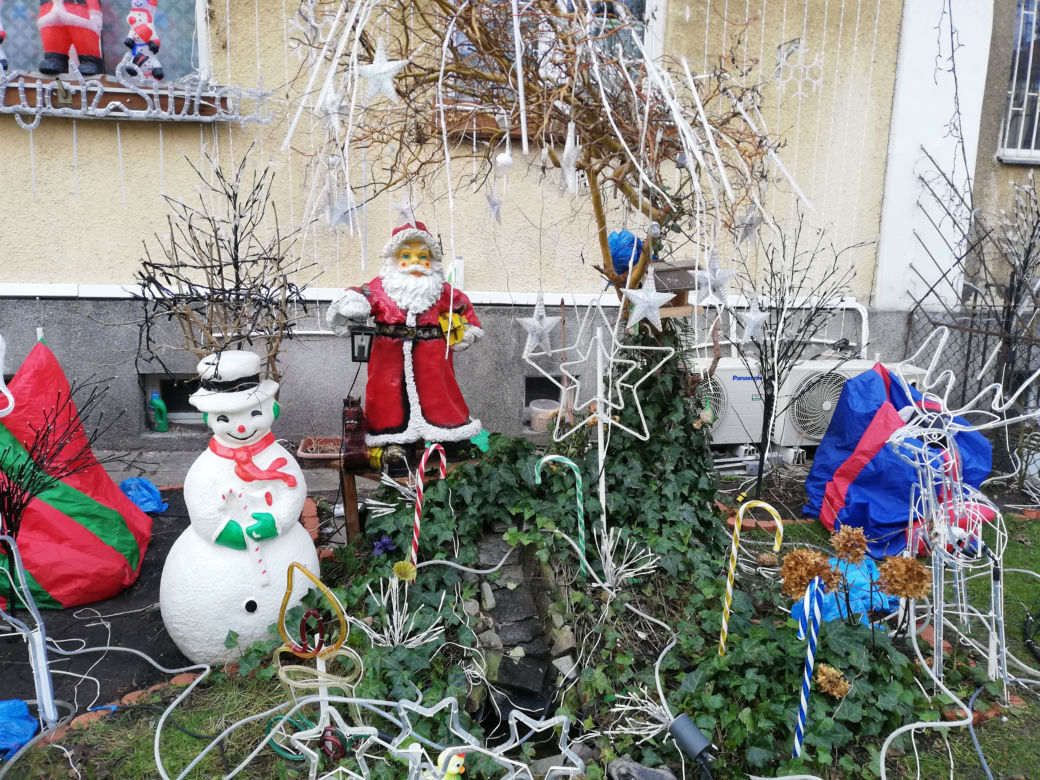 Świąteczny ogródek na Bielanach
