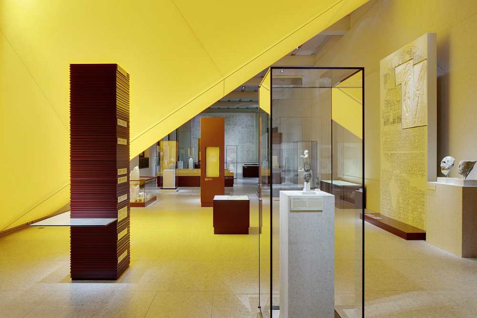 Ekspozycja w Neues Museum - projekt Duncan McCauley 