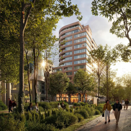Wizualizacja apartamentowca Flare w Warszawie