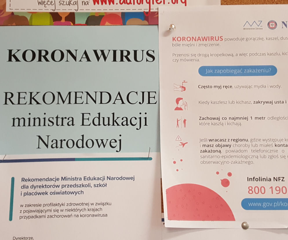 bełchatów. koronawirus. szkoła