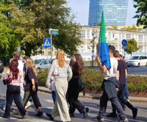 Spacerek na uniwerek w Szczecinie