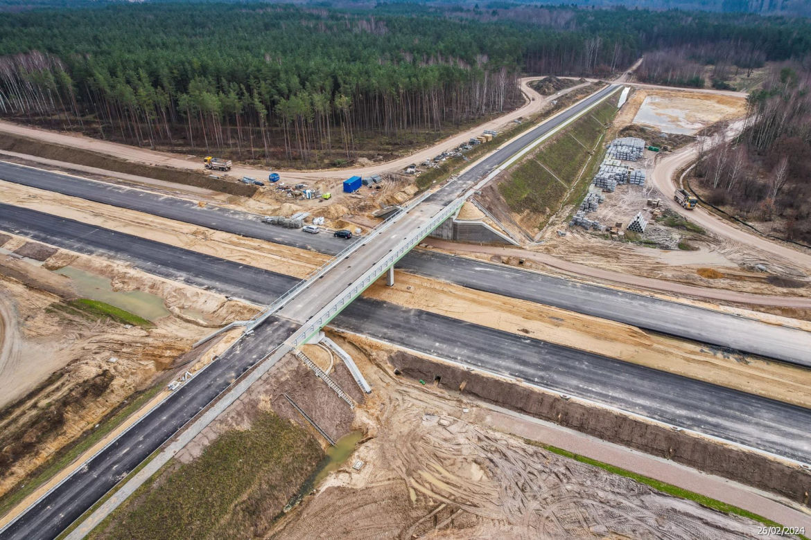 Budowa autostrady A2 Kałuszyn - Groszki