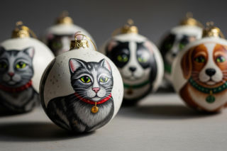 Ręcznie malowane bombki. Jak pomogą zwierzętom z Fundacji Ada?