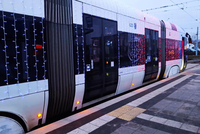 Świąteczne tramwaje w Szczecinie