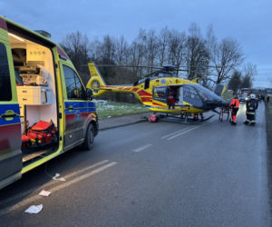 Tragiczny wypadek w Małopolsce. Nie żyje 21-latek, 17-latka trafiła do szpitala ciężko ranna