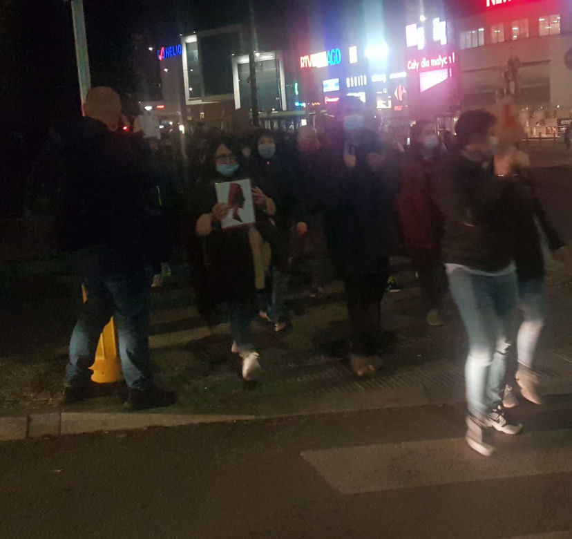 Protesty kobiet w Olsztynie