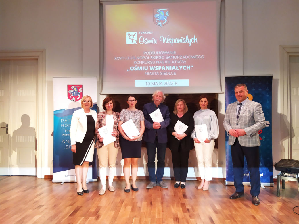 Laureaci i wyróżnieni w konkursie "Ośmiu Wspaniałych" w Siedlcach w 2022 roku - fotorelacja