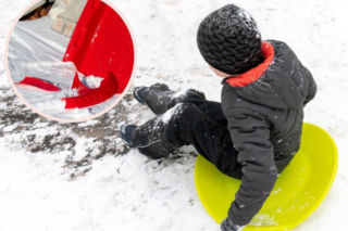Zjeżdżał z górki na „jabłuszku”, trafił do szpitala. Kolejny niebezpieczny wypadek z udziałem dziecka
