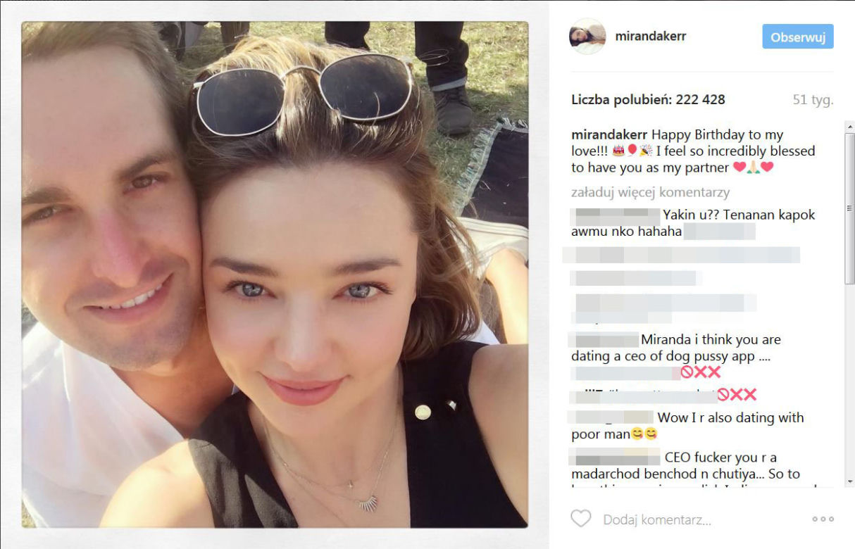 Miranda Kerr i Evan Spiegel