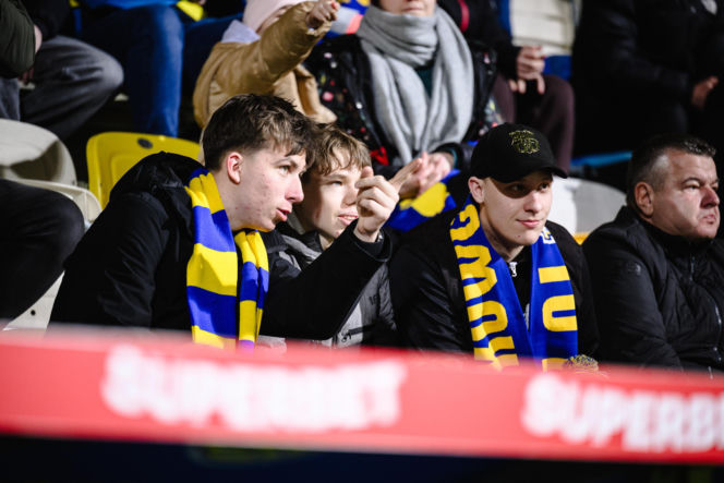 Arka Gdynia - Lechia Gdańsk: Zdjęcia kibiców z derbów Trójmiasta w ramach 23. kolejki PKO BP Ekstraklasy