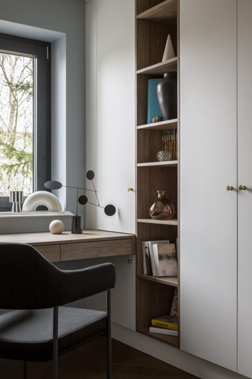 Sypialnia w stylu modern classic