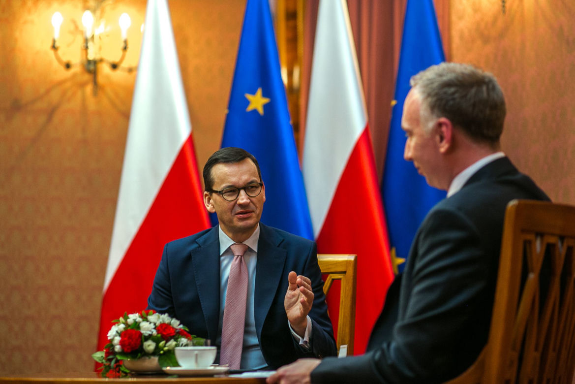  Wywiad redaktora naczelnego Super Expressu Grzegorza Zasępy z premierem Mateuszem Morawieckim 