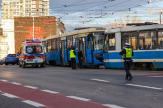 Zderzenie tramwajów we Wrocławiu. Miasto stanęło w korkach