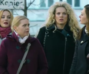 Przyjaciółki 3 sezon odc. 39. Zuza (Anita Sokołowska), Anka (Magdalena Stużyńska), Inga (Małgorzata Socha), Patrycja (Joanna Liszowska)