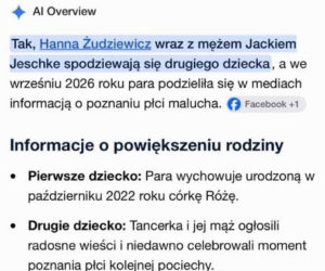 Hania Żudziewicz dowiedziała się, że jest w drugiej ciąży! Podała to sztuczna inteligencja