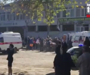 Wybuch w szkole w Kerczu