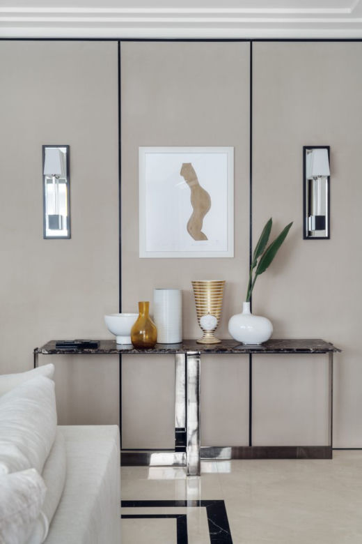 Eleganckie wnętrze apartamentu