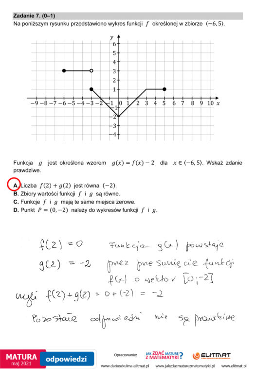 Matura 2021, matematyka poziom podstawowy. Odpowiedzi eksperta