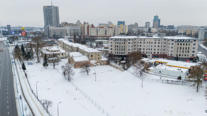 Ruiny fabryki przy Okopowej 78 w Warszawie