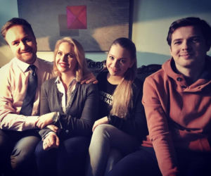 Przyjaciółki 9 sezon, Anka (Magdalena Stużyńska), Julka (Nicole Bogdanowicz), Paweł (Bartłomiej Kasprzykowski), Czarek (Kamil Kula)