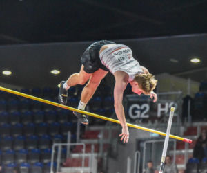 Halowe mistrzostwa Polski w Kujawsko-Pomorskiej Arenie Toruń. Zdjęcia kibiców i zawodników