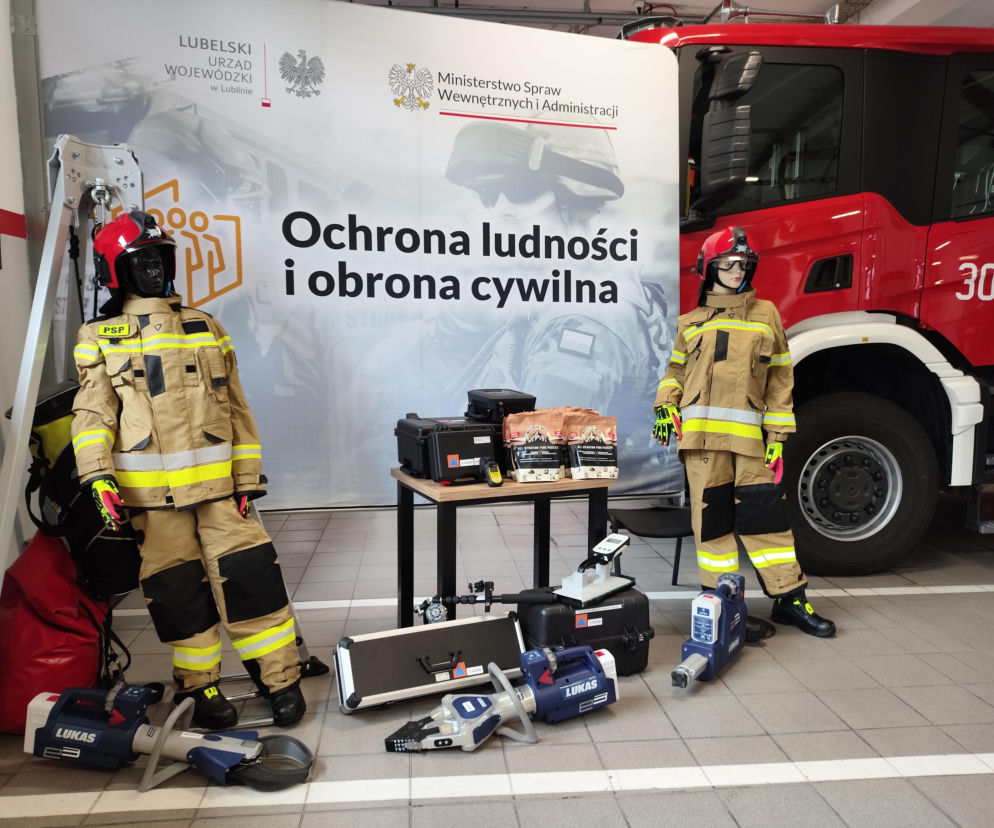 Strażacy z województwa otrzymali środki na ochronę ludności i obronę cywilną. Jeszcze więcej niż przed rokiem