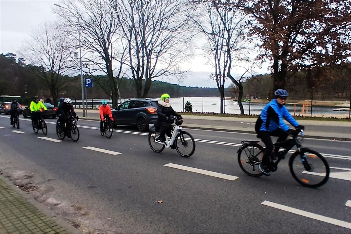 Szczecińscy rowerzyści powitali 2025 rok