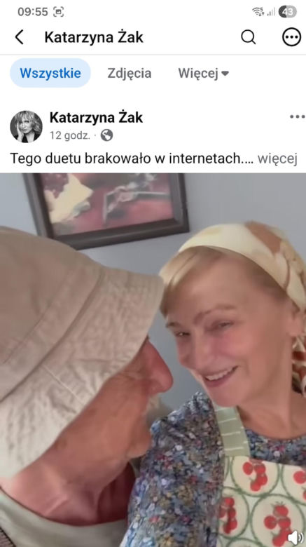 Ranczo 11 sezon. Solejukowa (Katarzyna Żak), Solejuk (Sylwester Maciejewski) na planie
