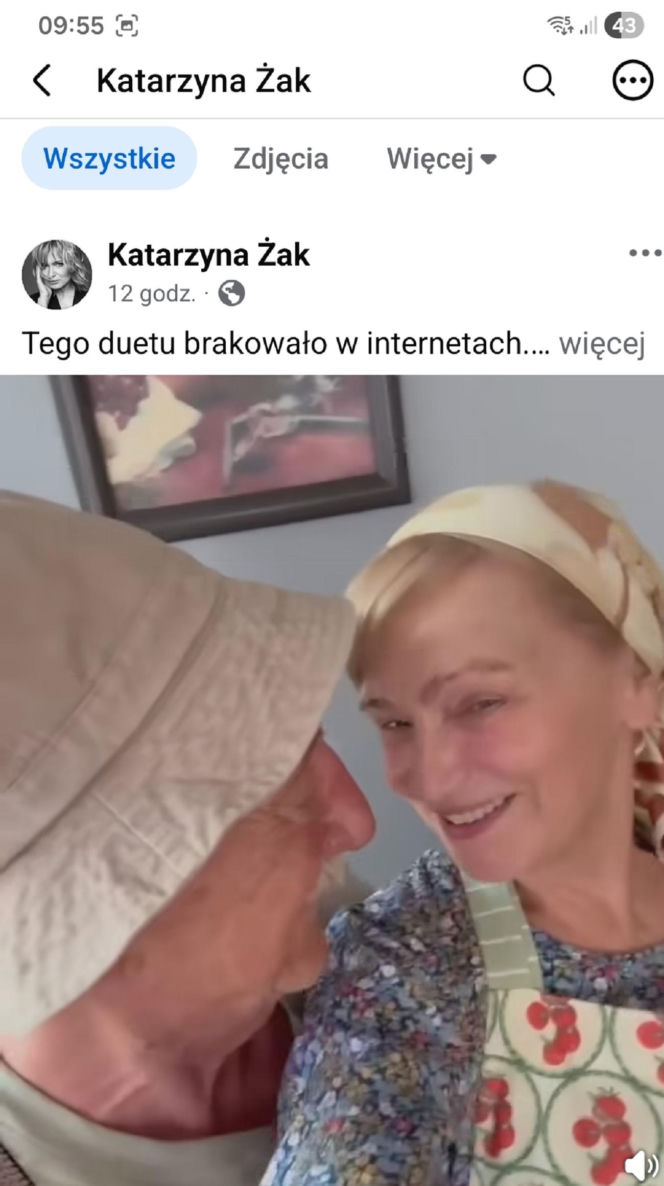 Ranczo 11 sezon. Solejukowa (Katarzyna Żak), Solejuk (Sylwester Maciejewski) na planie
