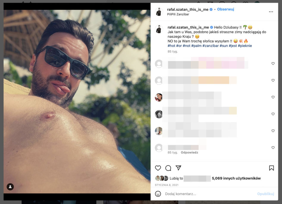 Gwiazdy na Zanzibarze. Kto wypoczywał w PiliPili?