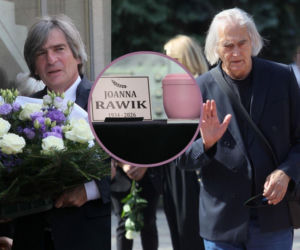 Niekonwencjonalny pogrzeb Joanny Rawik. Artystka była żoną wybitnego sportowca. Zdjęcia z cmentarza robią wrażenie