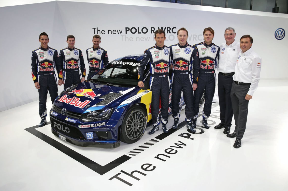 Volkswagena Polo R WRC w barwach na rok 2015