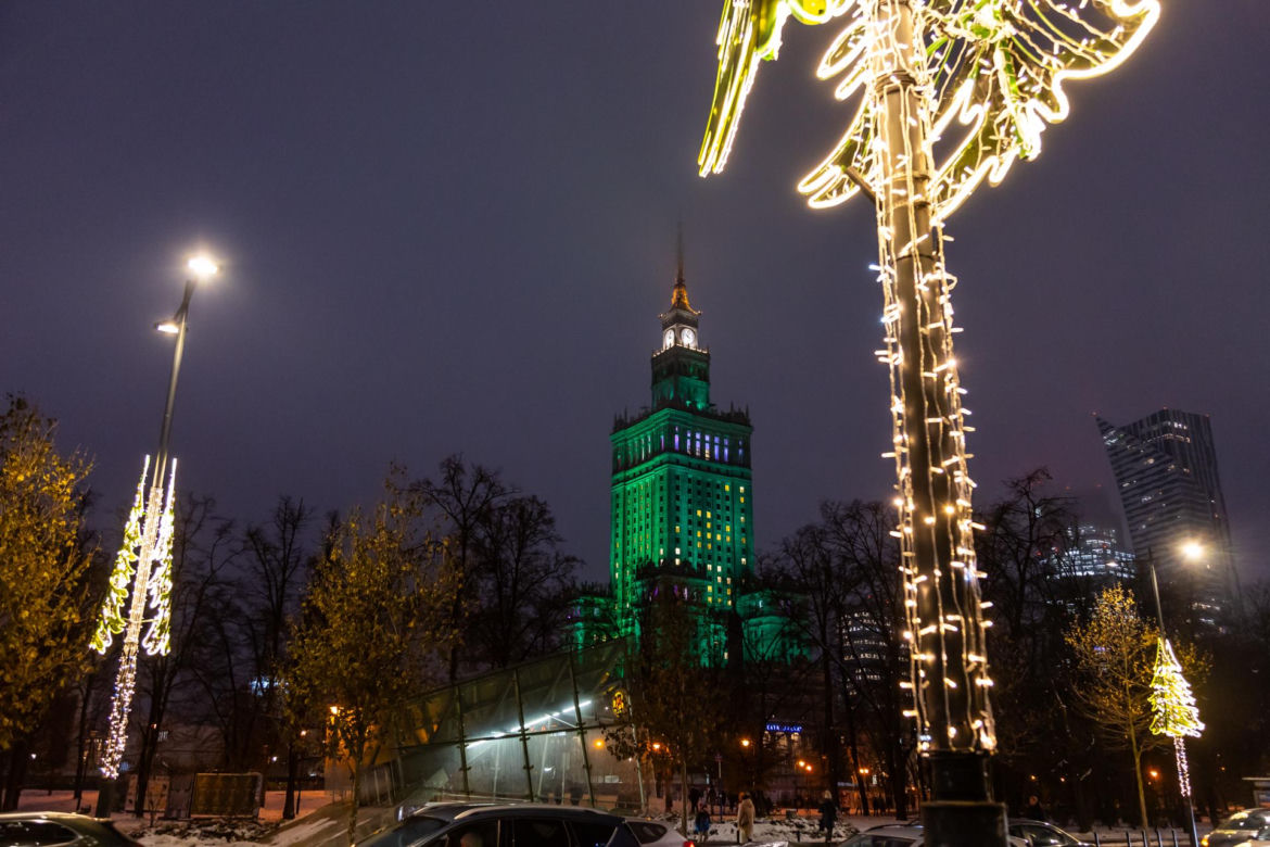 Iluminacja świąteczna 2023 w Warszawie - zdjęcia