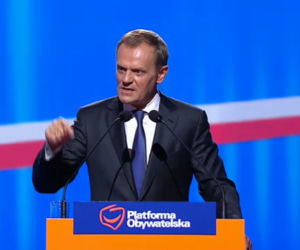 Donald Tusk na Konwencji PO