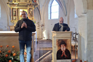 Raymond Nader, libański chrześcijanin maronita, założyciel Rodziny św. Szarbela odwiedził podkoszalińskie Osieki