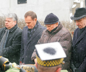 Premier i poeta w zadumie