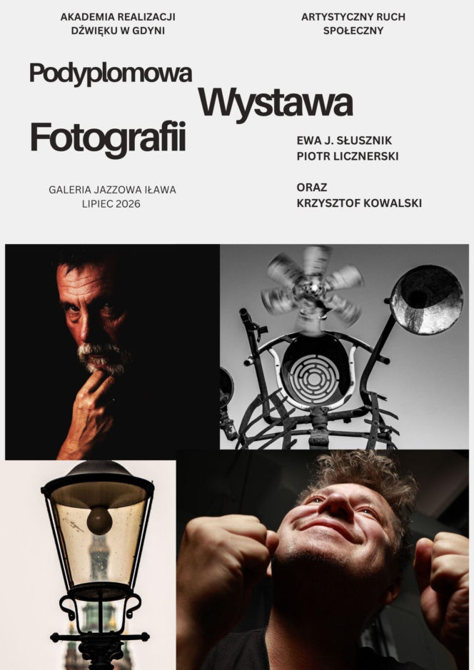 Wystawa Absolwentów Fotografii w Galerii Jazzowej, będzie też film!