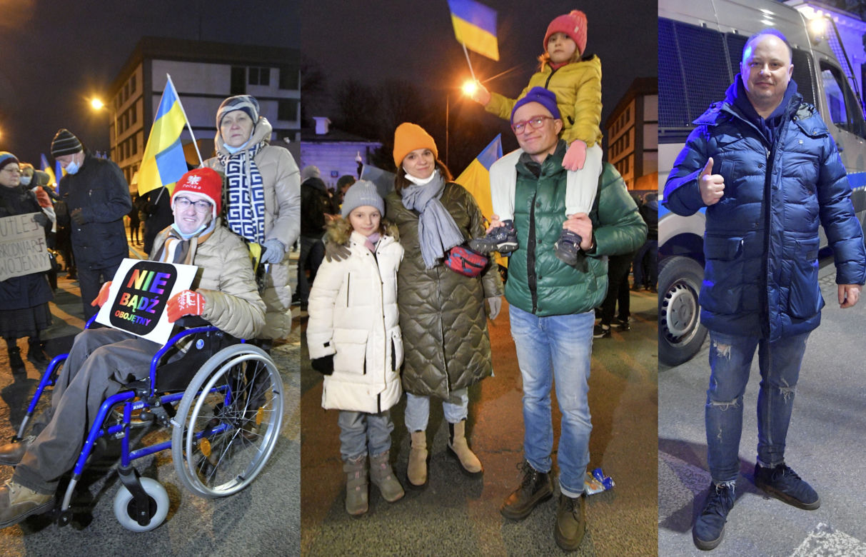 Warszawiacy murem za Ukrainą. Codziennie na protestach dziesiątki tysięcy ludzi