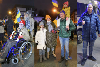 Warszawiacy murem za Ukrainą. Antyrosyjskie protesty ściągają tysiące demonstrujących
