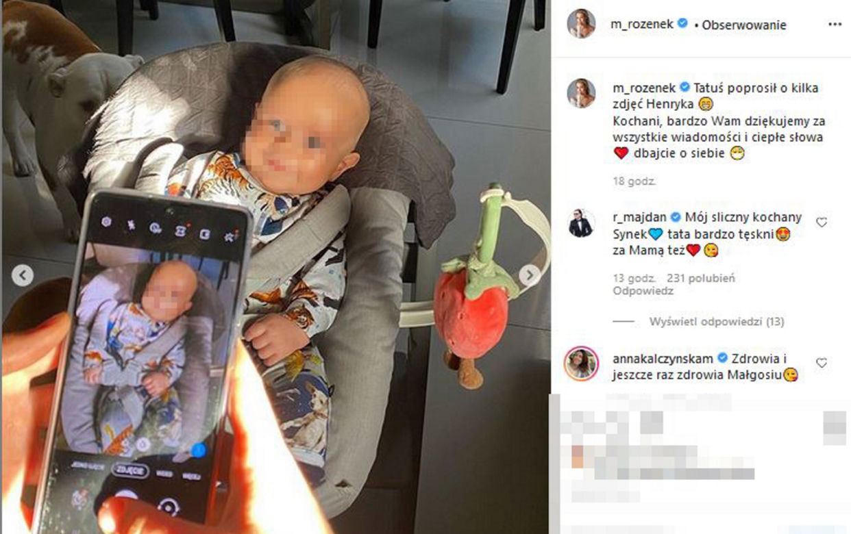 Majdan zdrowieje jak widzi zdjęcia Henia