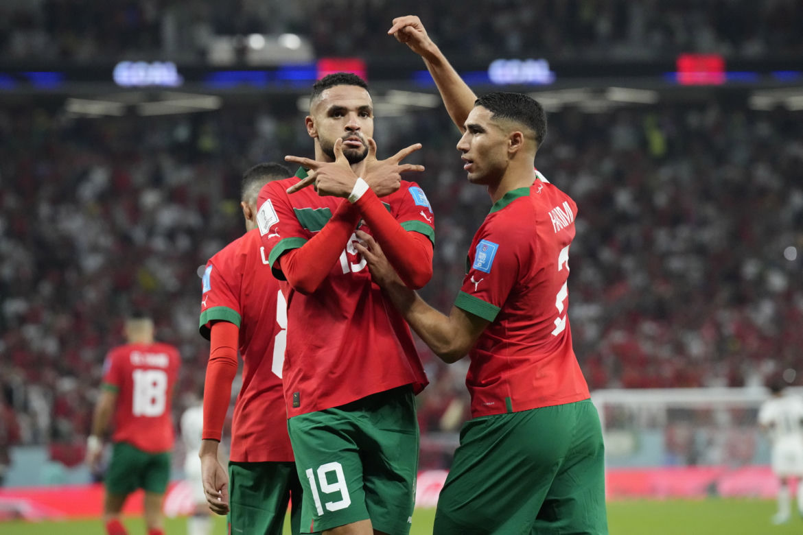 Youssef En-Nesyri. Skoczył na 278 cm przy golu