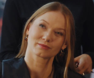 M jak miłość odc. 1932. Elżbieta Domańska (Katarzyna Dąbrowska), Kama (Michalina Sosna)