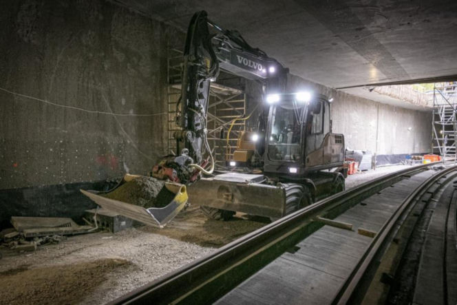 Tunel tramwajowy już połączony z Dworcem Zachodnim