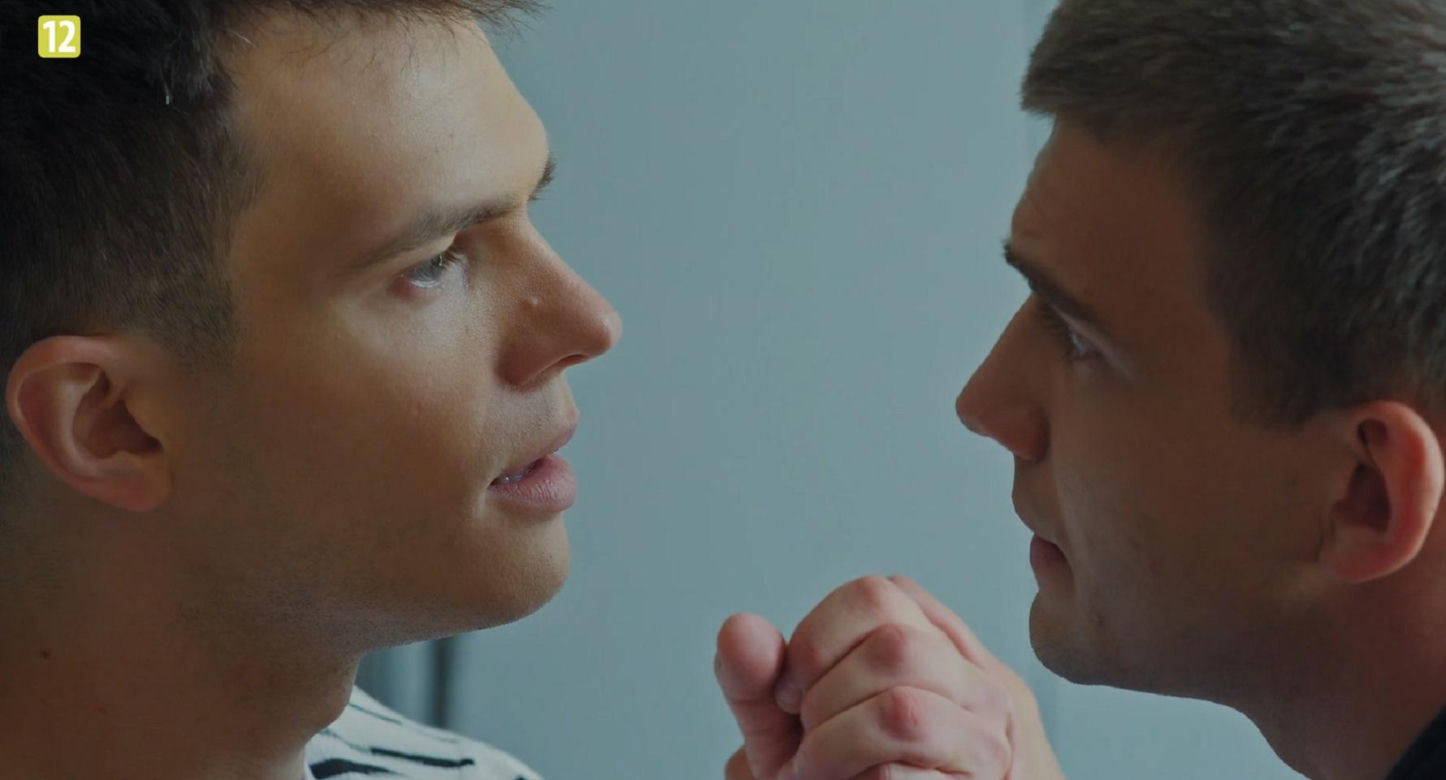M jak miłość. Tomek Kubicki (Chris Cugowski), Mateusz Mostowiak (Rafał Kowalski)