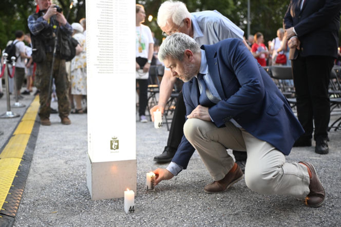 Uroczystości ku czci ofiar Rzezi Woli na Cmentarzu Powstańców Warszawy