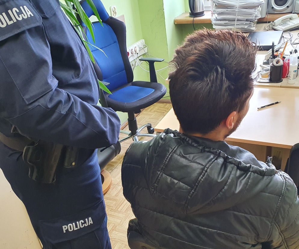 Włocławek: Agresywny 27-latek zatrzymany krótko po rozboju
